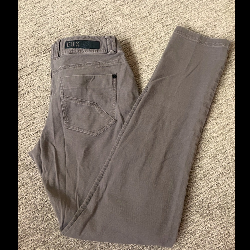 Dusty Rose Fox Moto Twill Jeans